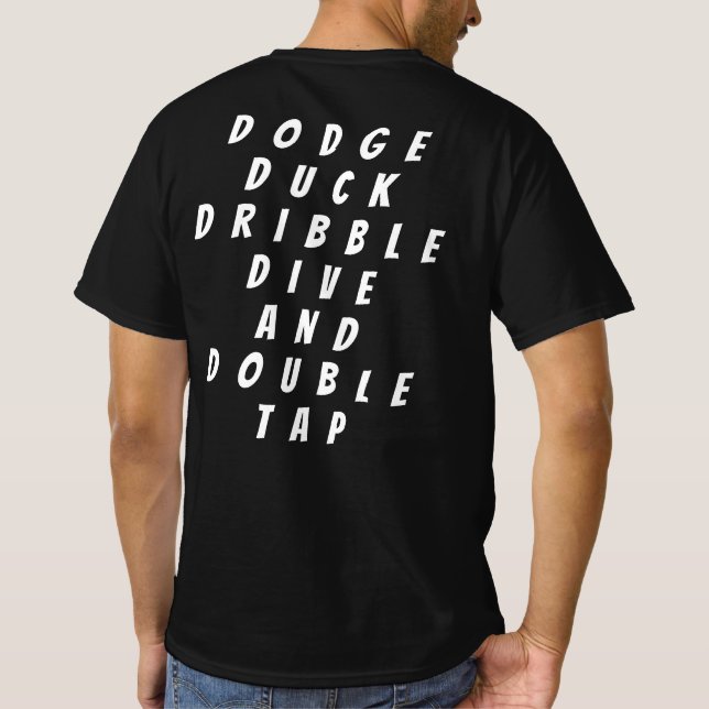 Camiseta tem impulso? e os 5 Ds da Liga dos Foguetes (Verso)
