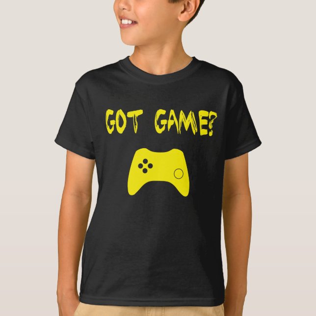 Camiseta Tem Jogo? Engraçado Jogador Tee (Frente)