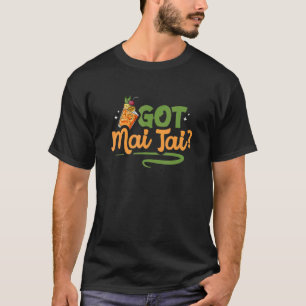 Camiseta Tem Mai Tai Tiki Drinker Bartender Cocktail Beber
