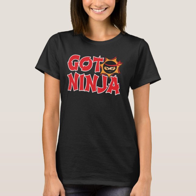 Camiseta Tem Ninja Warrior Engraçado (Frente)