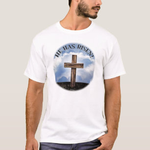 Camiseta Tem o céu transversal áspero aumentado