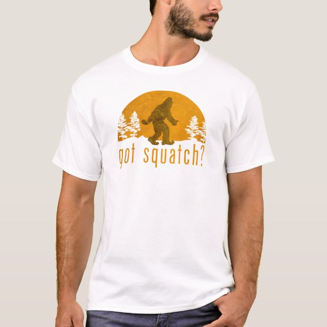 Camiseta Tem o Squatch? Vintage (Frente)