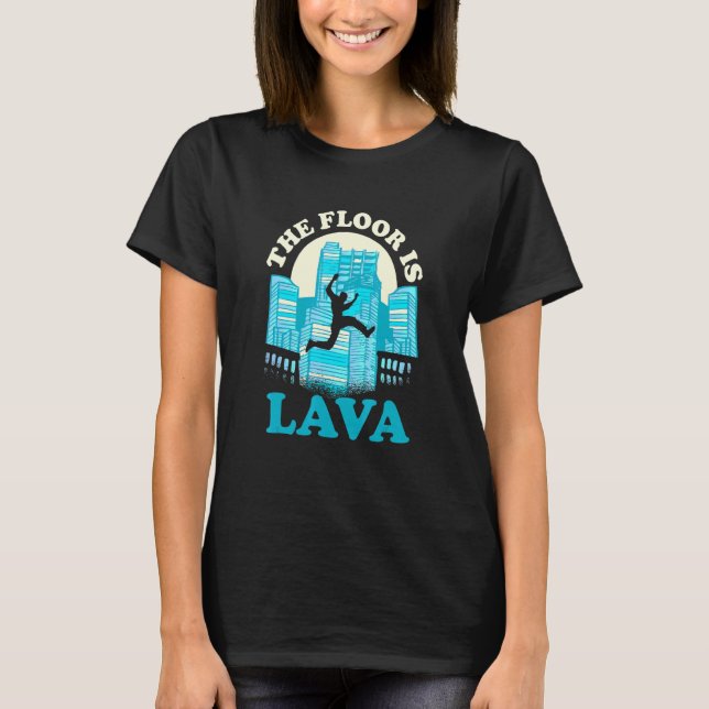 Camiseta Tem Palavra Lava - Parkour Salta E Livre Corrida (Frente)