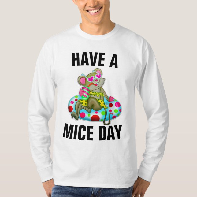 Camiseta TÊM T-Shirts ENGRAÇADAS COM UM MOUSE DAY (Frente)