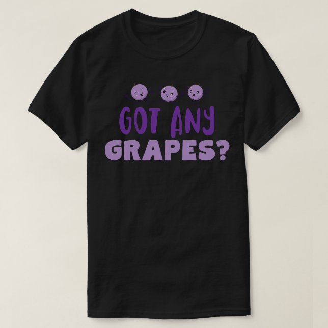 Camiseta Tem Uvas (Frente do Design)