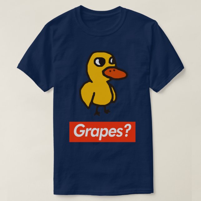 Camiseta tem uvas (Frente do Design)