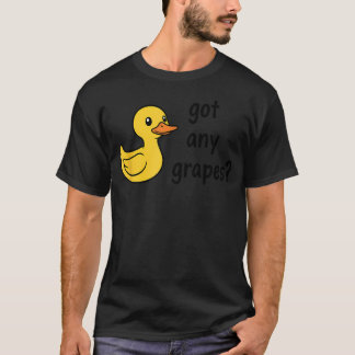 Camiseta Tem Uvas Pato Desenho Animado Fazenda Animal