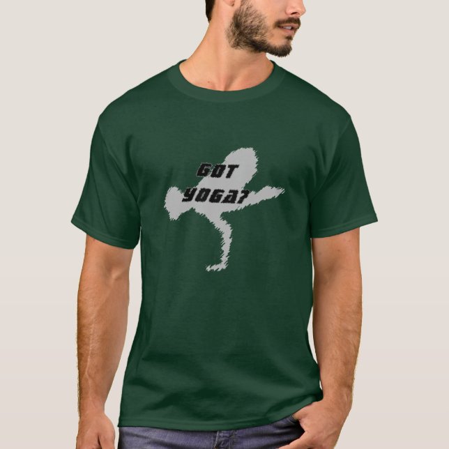 Camiseta Tem Yoga? - Mens Yoga T Shirts (Frente)
