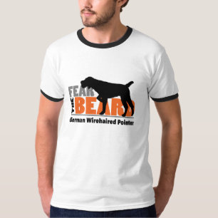 Camiseta Tema a barba - ponteiro Wirehaired alemão