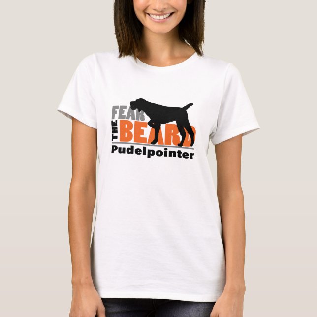 Camiseta Tema a barba - Pudelpointer (Frente)