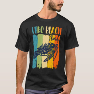 Camiseta Tema Amigos do Tema da Flórida Vero Praia do Retro