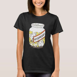Camiseta Tema Antidepressivo-Antidepressivo do Gato Kitten