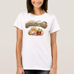 Camiseta Tema Artístico LARANJA HORA DO BRUNCH