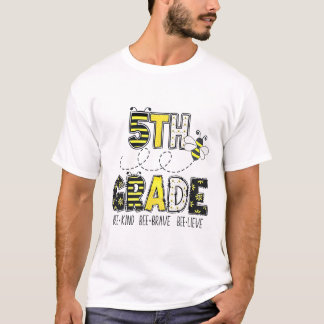 Camiseta Tema da Abelha da 5ª Série Volta às Aulas para Cri