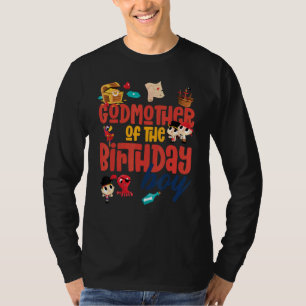 Camiseta Tema da Festa de aniversário Pirata da Madrinha Bi