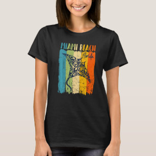 Camiseta Tema da Flórida Retro Stingray Miami Beach Amigos