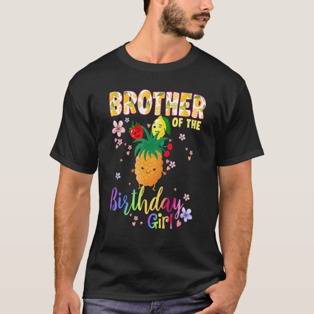Camiseta Tema Da Fruta De Duas Vezes Irmão Da Garota De Ani (Frente)