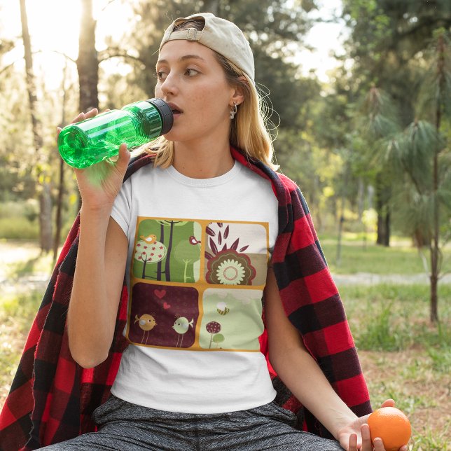 Camiseta Tema da natureza (Criador carregado)