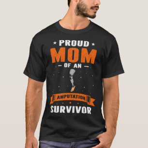 Camiseta Tema da perna artificial para membros próteses e b