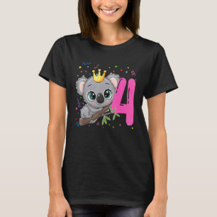 Camiseta Tema Da Princesa Koala, 4 Anos
