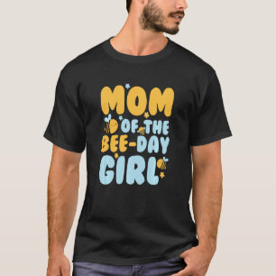 Camiseta Tema de Aniversário da Família Abelha da Família C