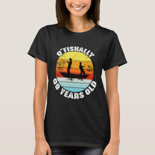 Camiseta Tema de Aniversário de 9 Anos de Idade 'O'fishally