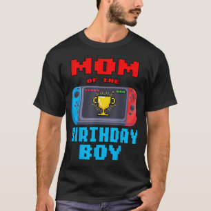 Camiseta Tema de Aniversário de Jogos de Vídeo do Filho da