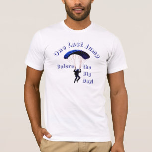 Camiseta Tema de Aventura Engraçado do Partido Skydiving Ba