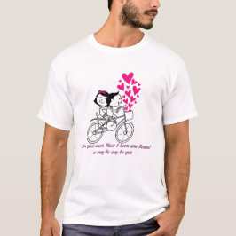 Camiseta Tema de casal do dia dos namorados Design