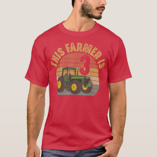 Camiseta Tema de Fazenda de Frigorífico com aniversário de 