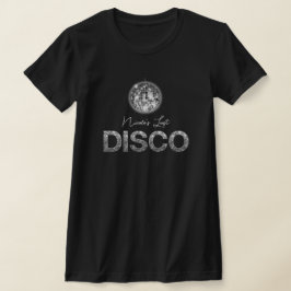 Camiseta Tema de festa de despedida de solteira disco elega