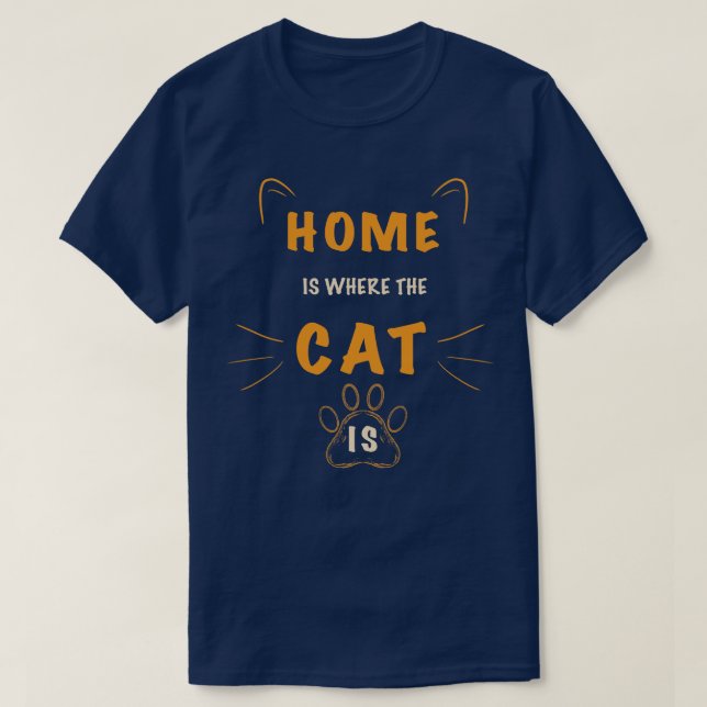 Camiseta Tema de gato (Frente do Design)