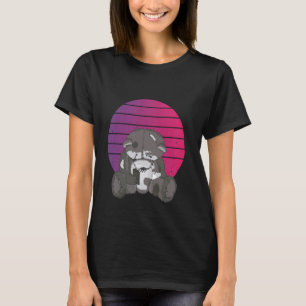 Camiseta Tema de horror fofo e fofo do ursinho Zombie ursin