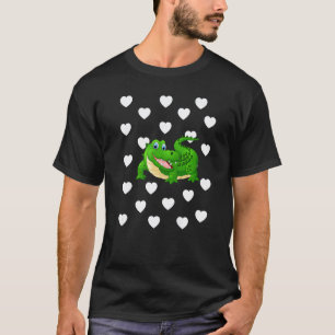 Camiseta Tema de Jacaré Bebê Menino Azul Quarto de Berçário