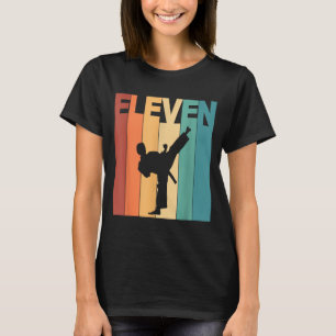 Camiseta Tema de Karatê Taekwondo de 11 anos de idade