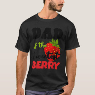 Camiseta Tema De Morango, primeiro aniversario De Berry, Pa