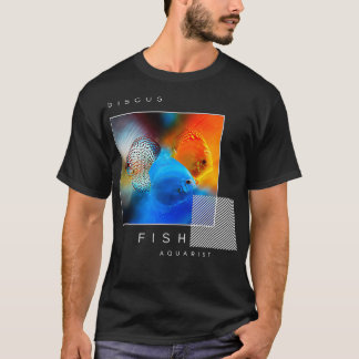Camiseta Tema de Peixe de Disco