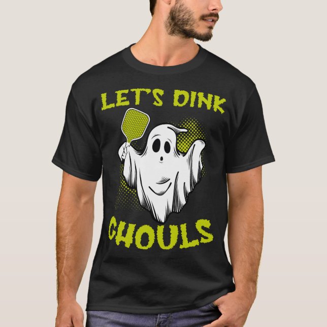 Camiseta Tema de Pickleball Halloween Costume Pickleball Lo (Frente)