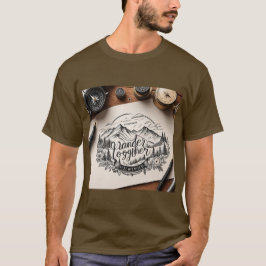 Camiseta Tema de Viagem do Wander Junted