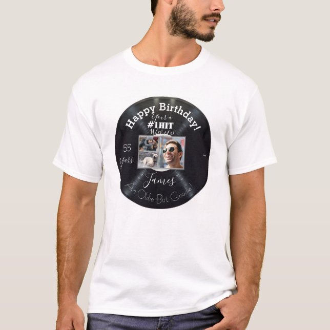 Camiseta Tema do álbum de música "Birthday T-Shirt" - HAMbW (Frente)