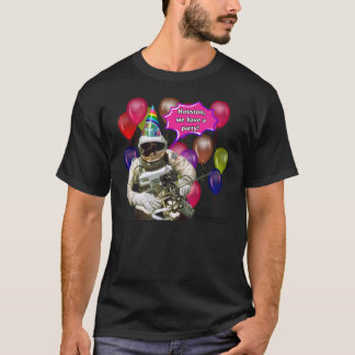 Camiseta Tema do aniversário do astronauta