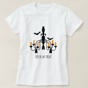 Camiseta Tema do Bats Chandelier Halloween