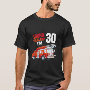 Camiseta Tema do Bombeiro aniversário de 30 anos de Bombeir