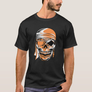 Camiseta Tema do Halloween do Cabeça de Pirata