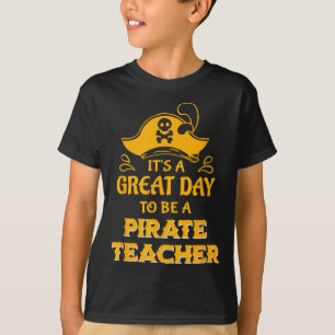 Camiseta Tema Do Professor Pirata Para Funcionarios Escolar
