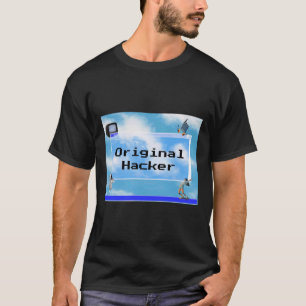 Camiseta Tema do Windows 95 do Hacker Personalizado Origina