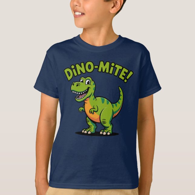 Camiseta Tema dos Dinossauros (Frente)