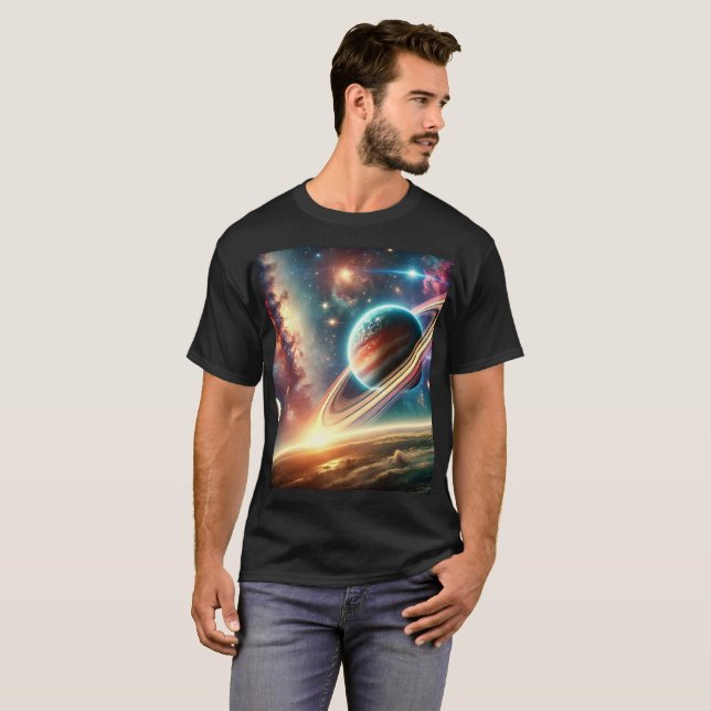Camiseta Tema espacial T-Shirt (Frente Completa)