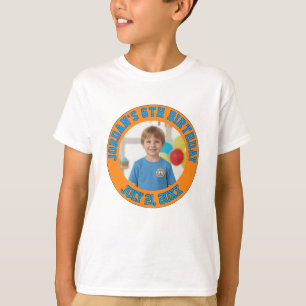 Camiseta Tema Esportes para Aniversariante Infanti
