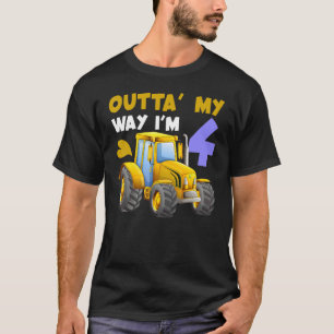 Camiseta Tema Fazenda 4º Bday Aniversário 4 Anos